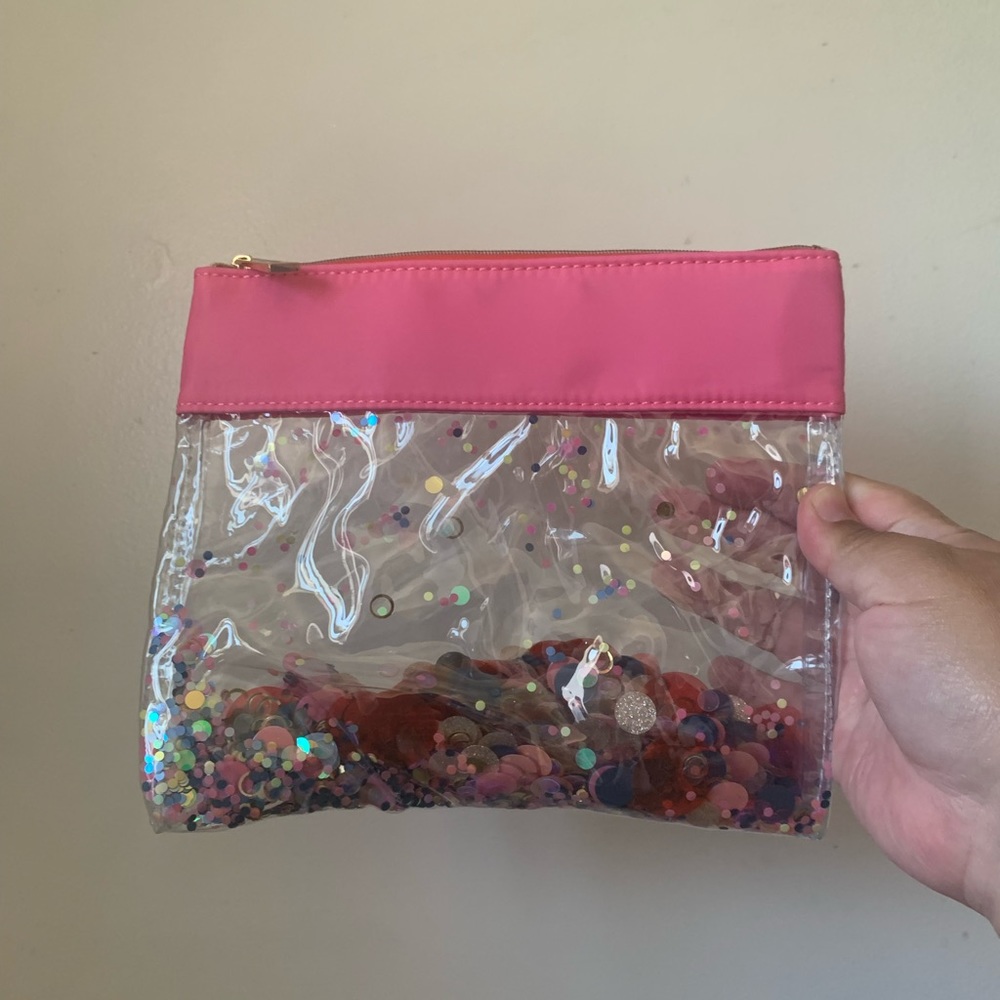 Packed Party be a gem everything glitter pouch with zipper
